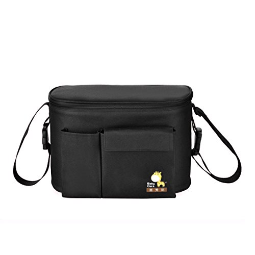 HQdeal 2 in 1 Baby Diaper/Nappy Changing Bag Stroller Organiser Bag Shoulder Bag