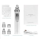  El paquete incluye: 1 x removedor eléctrico de puntos negros, 5 x cabezales de succión reemplazables, 1 bolsa de accesorios, 1 x cable de carga USB y 1 x manual. amable servicio al cliente.