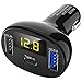Produktbild Lovearn Kfz-Ladegerät, 3-Port USB-Typ-c Qualcomm QC3.0 Schnellladegerät für Kfz-Ladegerät LED-Voltmeter für iPhoneX/XS/XR/XS Max / 8/7,8 / 7Plus, Galaxy S9/S9+,S8/S8 Plus,S6 Note 9,8