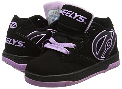 Heelys Mädchen Propel 2.0 770516 Schuhe mit 1 Rolle, Schwarz, Einheitsgröße - 5