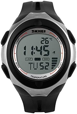 Mens fashion waterproof outdoor sport digital watch/Multi-functional thermometer watch-3