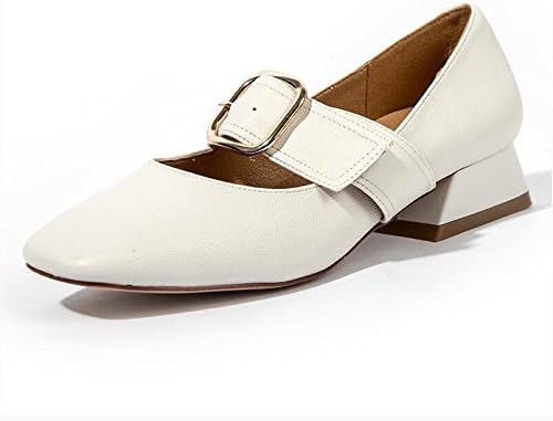 Angrousobiu Slotted for flat bottom single shoes female summer retro wild rough and soft ground 39 bar codes