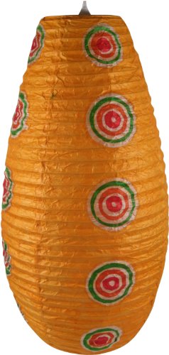 Corona Papierlampenschirm Retro / Papierlampenschirme oval - 6
