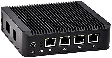 Firewall Micro Appliance With 4x Gigabit Intel LAN Ports,Fanless J1900 Quad Core (4G RAM 16G SSD)