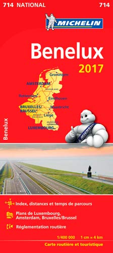 Carte Benelux Michelin 2017