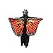 Produktbild Xmiral Ägypten Bauch Flügel Tanz Kostüm Schmetterling Flügel Tanz Zubehör Keine Sticks für Fasching(A-Rot)
