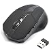 Produktbild MESE London 2.4G USB Schwarz Optische Kabellose Maus 5 Tasten 10M Arbeitsabstand Mit USB-Empfänger Und Scrollrad