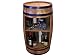 Produktbild Stilvolle Minibar Fassbar HOLZ Exklusive Fass Bar mit Regal /81cm