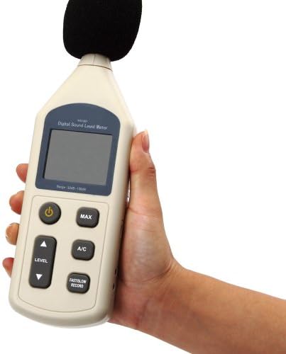 512M Digital Sound Pressure Level Meter 30 ~ 130 dB Decibel USB Noise Measurement