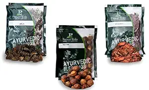 PANSARIWALA Amla, Reetha, Shikakai Raw Combo Pack for Hair |Hair Pack Combo |Hair Care Products |Reetha Amla Shikakai Combo |Natural Products For Hair |Products for Hair (Pack of 1 ,Total 450g Pack)