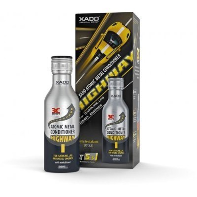 XADO Aditivo de aceite para motor Acondicionador de metales atómicos Highway con Revitalizant® para la protección y reparación del desgaste del motor