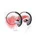 Produktbild DingLong S13 Drahtloser Stereo Binaurales Bluetooth Headset Kopfhörer,IPX5 Wasserdichte Sweatproof Drahtlose HiFi Sportkopfhörer Mit der Taste (Rot)