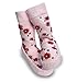 Mocc Ons Cute Moccasin Style Slipper Socks - 18-24 Months, Floral Ditsy