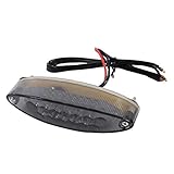 ☆ CUSTOM YOUR CAR - La luz de cola, freno y placa de licencia le da a su bicicleta un aspecto especial y elegante, solo obtenga una luz de freno brillante y moderna. ¡Estamos aquí con una garantía de producto del 100% y prometemos brindarle la mejor atención al cliente!