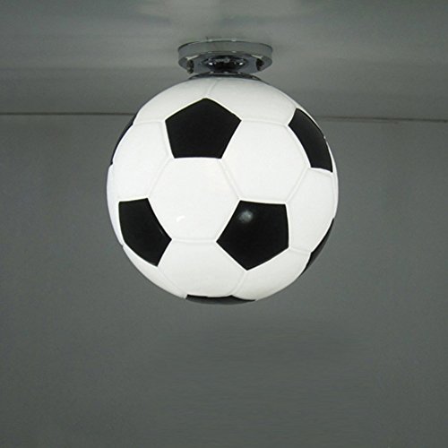 Preisvergleich Produktbild Fußball Deckenleuchte Junge Schlafzimmer Deckenlampe Kinderlampe Kreative Dekorative Foyerlampe Innenbeleuchtung Für Bar Restaurant Ø25cm E27