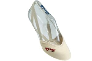 Anniel - Mezze Punte Ginnastica Ritmica per Bambini e Adulti Realizzate in Italia in Microfibra con Chiusura a Doppio Laccio sul Tallone, Mezze Punte Danza Classica e Ginnastica Artistica