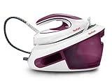  Tefal Express Anti-Calc SV8054 estación plancha al vapor 2800 W 1,8 L Suela de Durilium Púrpura, Blanco - Centro de planchado (2800 W, 6,2 bar, 1,8 L, 410 g/min, 120 g/min, Suela de Durilium)