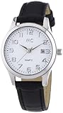 MC Timetrend Damen-Armbanduhr mit schwarzem Lederband, Analog Quarz 51267