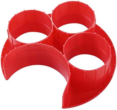 QuiCi Meal Measure Portion Cooking Controller Tools Lose Weight Tool Kitchen Food Plate Food Distributor Red