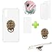 Produktbild TPU Silikon Hülle für Huawei P20 EML-L09 EML-L09C EML-L29 EML-AL00 Metallringhalter Stand Case Cover + 2 Stücke Schutzfolie Displayschutzfolie Panzerglas mit CP