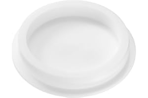 sourcing map 1Pcs Silicone Hole Plug, Waterproof Round Rubber Stoppers Bottle Seal Plugs Tube Pipe End Caps for 100mm/3.94" Hole for Bathtub Bottle, White