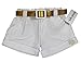 TUTTO PICCOLO "Little Sunshine" baby girls set of shorts and belt (white/gold)