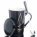 Produktbild Porzellantasse, schwarze Milch Becher mit goldener Konstellation Gemälde JINCHANGWU Kaffeetasse mit Löffel ausstatten und Becherdeckel schwarze Tasse - Steinbock