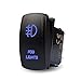 Produktbild 12V/20A-24V/10A 5Pin Wasserdicht Blaue Led Beleuchtet Ein/Aus Wippschalter Kippschalter Schalter 48W 300W Led Licht Nebelscheinwerfer Arbeitsscheinwerfer Scheinwerfer Bar Auto KFZ Offroad PKW Traktor