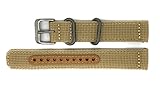 Seiko 5 SNK803/SNK803K2 Replacement Beige Fabric Watch Strap 4K10JZ