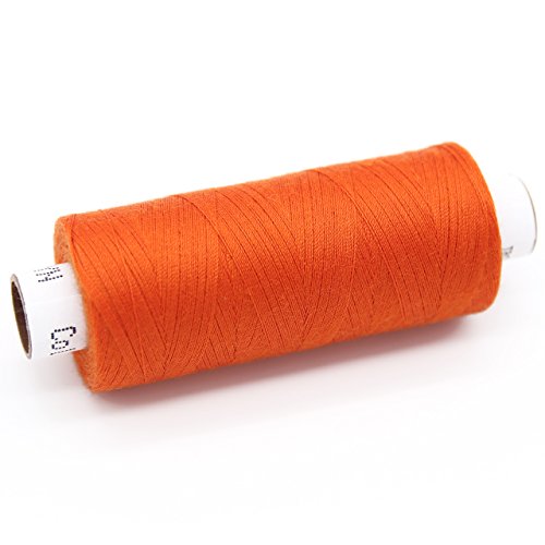 Universal-Nähgarn Troja, 500 m, 100% Polyester, dunkelorange