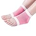 Price comparison product image KaloryWee Fashion Womens Pink Heel Socks for Dry Hard Cracked Skin Moisturising Open Toe Recovery Yoga Dance Sports Socks