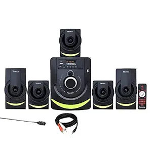 TRONICA Version:1 Atom Series LED Spectrum 5.1 Home Theater System with Bluetooth/SD Card/Pen Drive/FM/AUX Support & Remote (5.1)