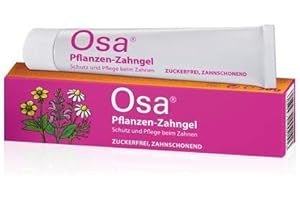 OSANIT Osa Pflanzen-Zahngel Spar-Set 2x20g. Der pflanzliche Helfer in der schwierigen Zahnungszeit. Kühlt, beruhigt und pflegt das gereizte Zahnfleisch. Schützt vor Entzündungen.