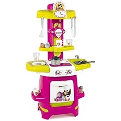 Smoby - 310700 - Masha et Michka - Jeu d'Imitation - Cuisine Cooky - + 22 Accessoires Inclus