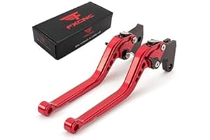 FXCNC Racing Motorcycle Billet Long Adjustable Brake Clutch Levers for FZS 600 FAZER 1998-2003,TDM 900 2002-2003