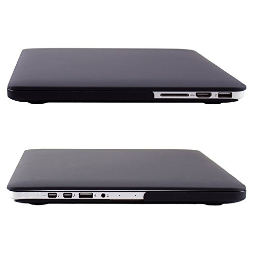 hardwrk Schutzhülle für Apple 13″ MacBook Pro Retina (bis einschl. Early 2015) – pure black – Cover Case Schutz Hülle Hardcase Schutzabdeckung in schwarz - 2