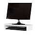 Produktbild Baiyun flyin Mai Hölzerner Computer-Monitor-Regal-Hoher Regal, Schreibtisch-Tastatur-Regal-Regale (Farbe : Weiß, Größe : A)