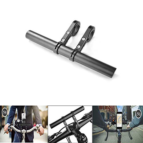 PHILED Extensor de Manillar de Bicicleta de Doble Marco, Soporte de Montaje de Extensor de Bicicleta liviano de 20 cm Soporte de extensión de Manillar de Bicicleta de aleación de Aluminio