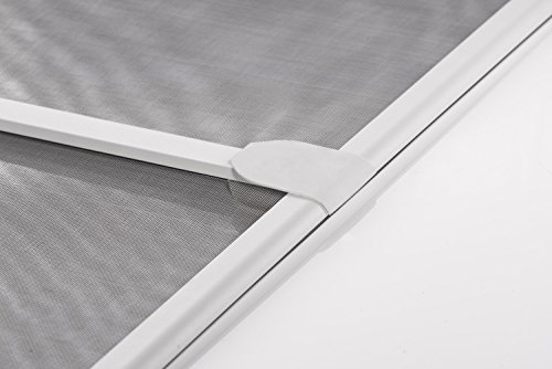 Insektenschutz Fliegengitter Tür Alurahmen START in weiß, braun oder anthrazit 100 x 210 cm - 2
