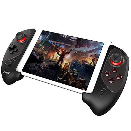 Preisvergleich Produktbild HWZDQLK Gamepad Controller, Bluetooth Wireless Mobile Gaming Controller Teleskop 20+ Arbeitszeit Gamepad Joystick Unterstützung iOS und Android-System mit USB-Kabel