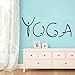Produktbild Yoga Wandaufkleber Moderne Mode Wandaufkleber Für Kinderzimmer Wandkunst Aufkleber Rot L 57 cm X 22 cm