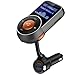 Produktbild FM Transmitter Wireless Auto Radio Adapter, Bluetooth Freisprecheinrichtung Car Kit, TF Karte/Bluetooth/Audio Kabel Musik Spieler, 1.4 in Drehbar LED-Anzeige, 2 USB Ladegerät mit Schnellladung