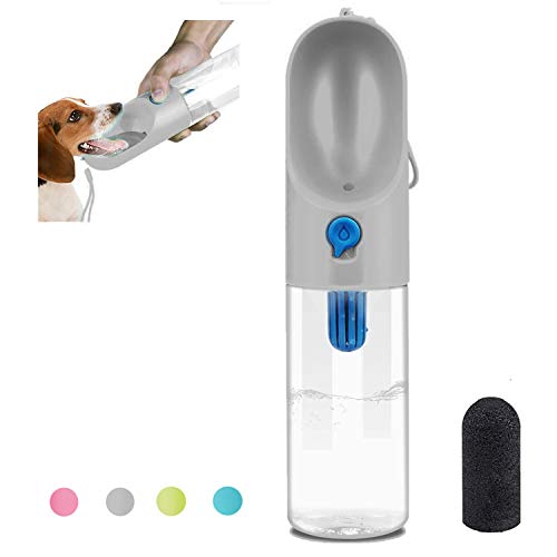 PETKIT Botella de Agua de Viaje para Mascotas EVERSWEET, tamaño único, Color Gris