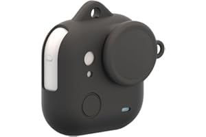 GEEMEE Custodia protettivo Cage Fotocamera per Insta360 Go Ultra, Silicone Action Camera Frame Case Accessori per Insta360 Go Ultra Protector - Nero