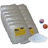 12 x 5 L = 60 L Cats Power Silikat Katzenstreu clean & magic + 2 Moosgummibälle