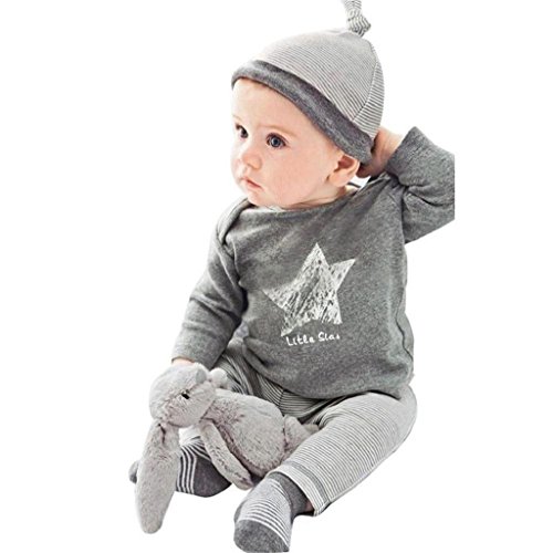 Amlaiworld 3pcs Newborn Boy Waistcoat + Pants + Shirts Clothes Sets Suit (100(12-24M))