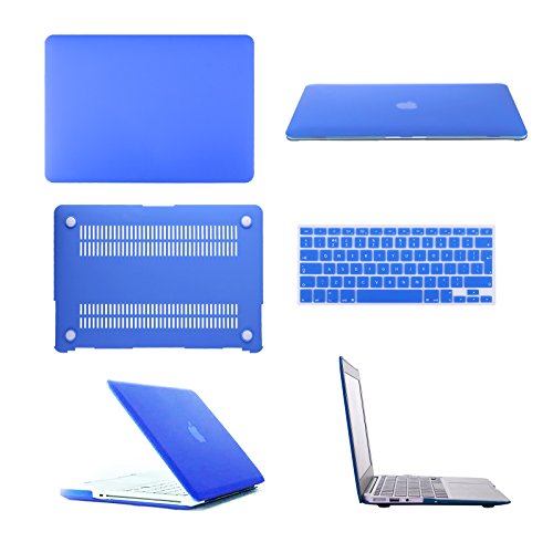 Crystal Hard Shell Case Cover Für 27,9 cm Apple MacBook Air 29,5 cm (Modelle A1370 und A1465) – Blau - 2