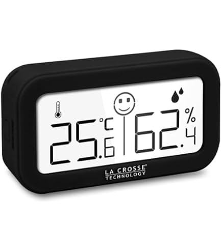 Station Météo La Crosse Technology WS6281 - Thermo-Hygromètre Intérieur Avec Min/Max, Tendances Et Confort - Finition Bois Thermo Hygromètre Lacrosse