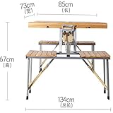 Doblado: si QQWWEE Aleación De Aluminio Mesa Plegable Barbacoa Al Aire Libre Mesa De Barbacoa para Acampar Al Aire Libre Mesa De Comedor Multifuncional Mesa De Comedor Multifuncional