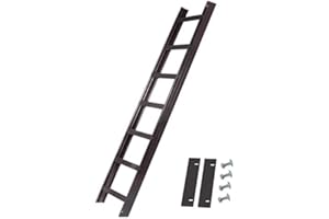 ‎FRICK METALL- UND OBERFLÄCHENTECHNIK GMBH & CO. KG Aluminium Roof Ladder Set, Anthracite, 5.88 m with Roof Hooks (15 mm, Offset for Wooden Planks) Including Support Protection and Lifting Protection, Made in Germany, Dekra Tested